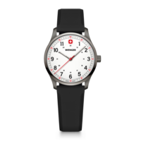 Ladies' watch black Ø 34 mm Slim, minimalist watch with a sporty design