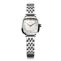 Ladies' watch silver Ø 27 mm A timeless, classic watch with a modern twist