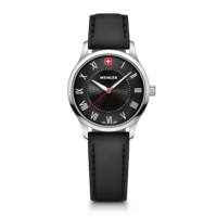 Ladies' watch black Ø 34 mm Slim, minimalist watch in a classic design