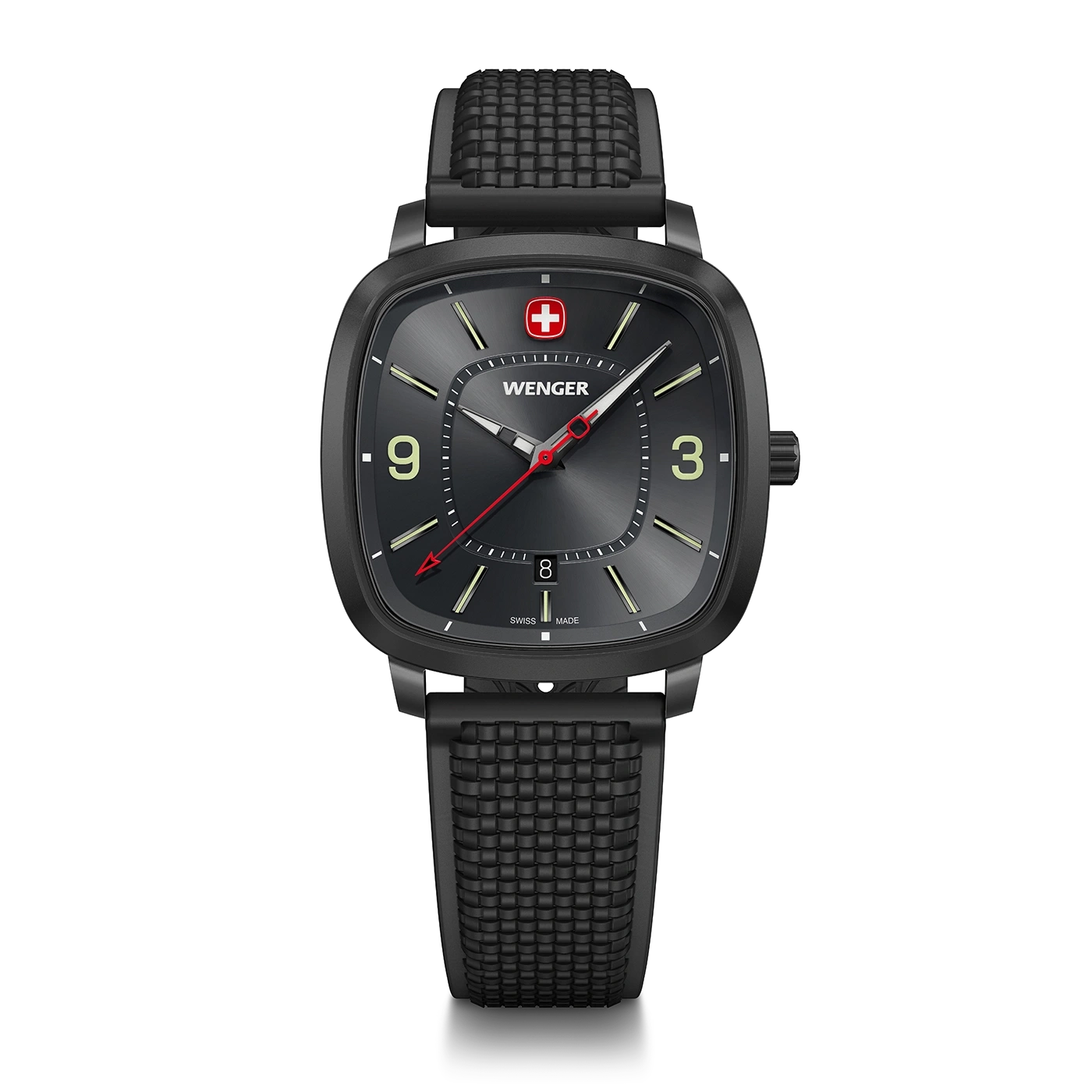 Men's watch black-grey Ø 37 mm A classic, sporty watch with a modern twist