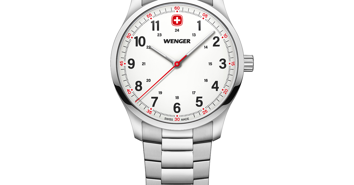 Wenger City Sport Ladies' watch silver Ø 34 mm