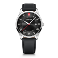 Men's watch black Ø 42 mm Slim, minimalist watch in a classic design