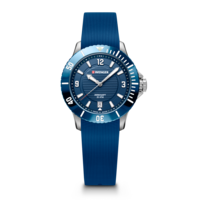 Ladies' watch blue Ø 35 mm Waterproof watch with quartz movement