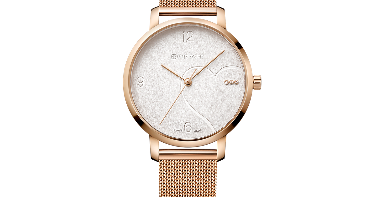 Wenger ladies-watch-rose-coloured-38-mm-1