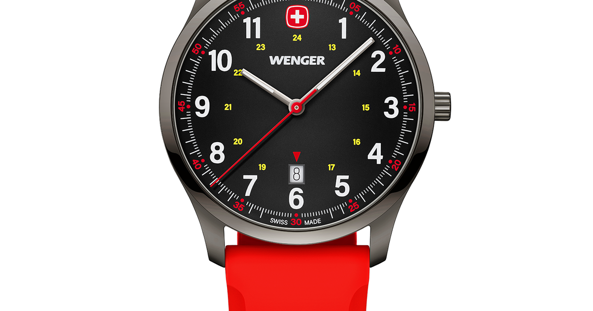 Wenger City Sport Men's watch red Ø 42 mm