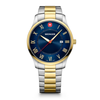 Men's watch two-coloured Ø 42 mm Slim, minimalist watch in a classic design