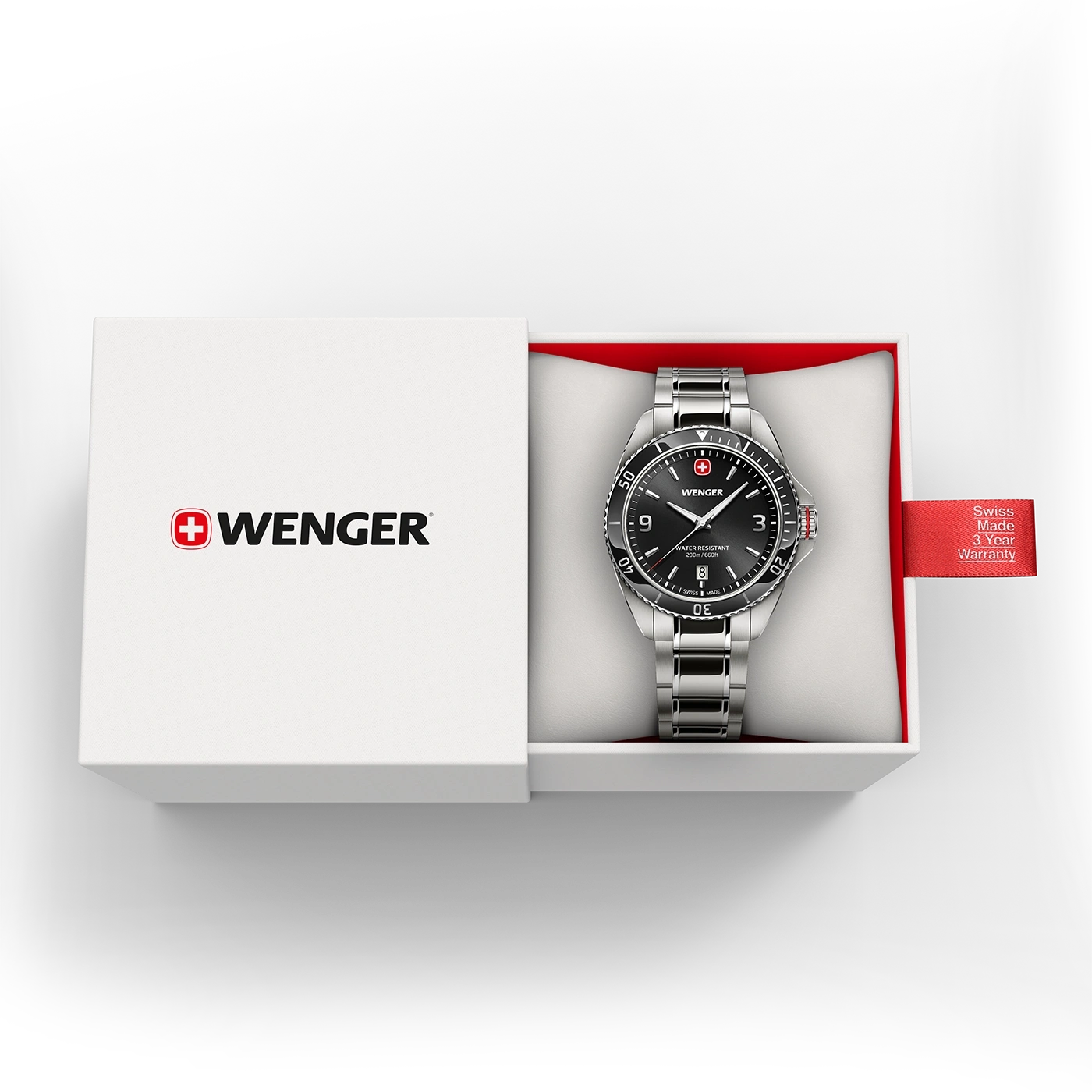 Wenger watch in a box with warranty. Swiss made watch.