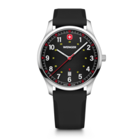 Men's watch black Ø 42 mm Slim, minimalist watch with a sporty design