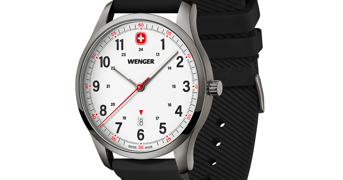Wenger men-s-watch-black-silicone-42-mm-1