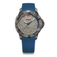Men's watch blue-grey Ø 43 mm Sporty, water-resistant quartz watch for all urban adventurers