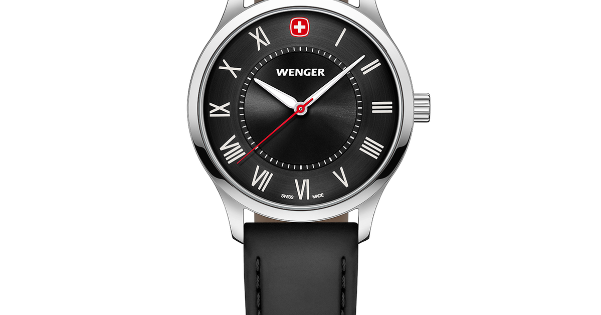 Wenger City Classic Ladies' watch black Ø 34 mm