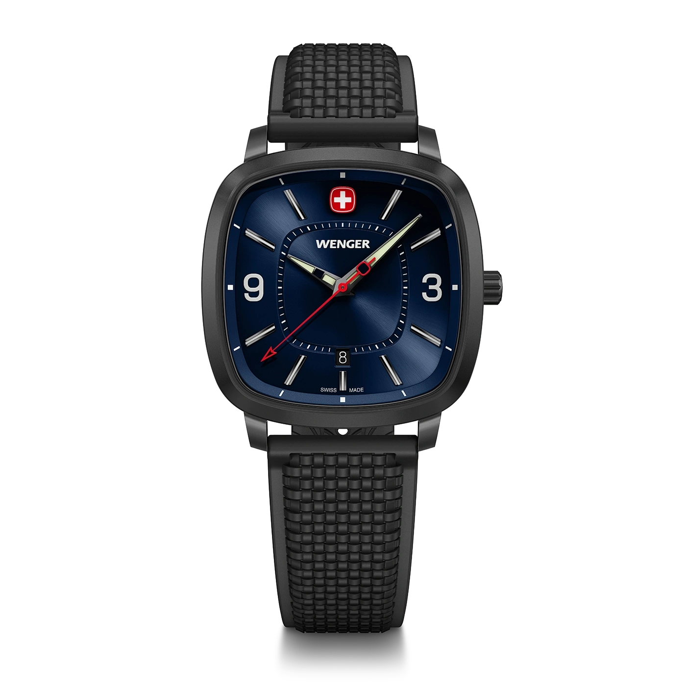 Men's watch black-blue Ø 37 mm A classic, sporty watch with a modern twist