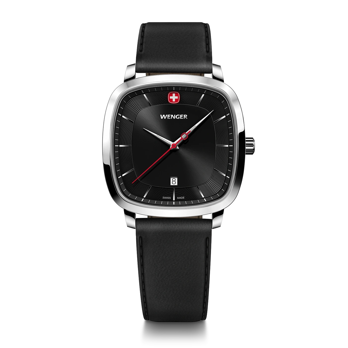 Men's watch black-silver Ø 37 mm A timeless, classic watch with a modern twist