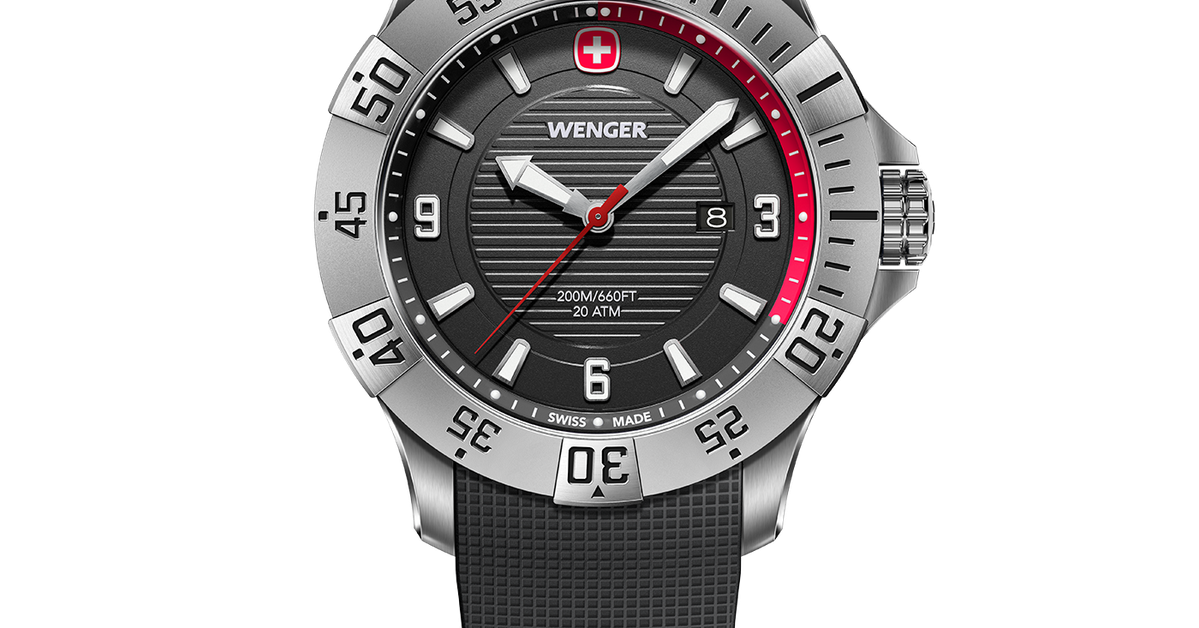 Wenger Seaforce Men's watch black Ø 43 mm