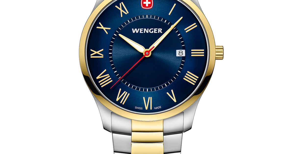 Wenger City Classic Men's watch two-coloured Ø 42 mm