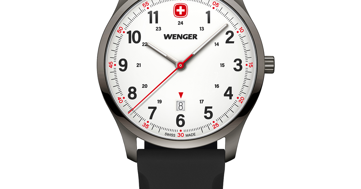 Wenger City Sport Men's watch black and white Ø 42 mm