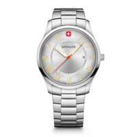 Men's watch silver Ø 42 mm Slim, minimalist watch in a classic design