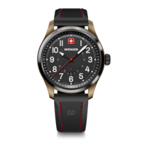 Men's watch bronze-black Ø 43 mm Sporty quartz watch with unrivalled aesthetics