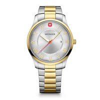 Men's watch two-coloured, silver Ø 42 mm Slim, minimalist watch in a classic design