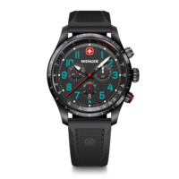 Chrono men's watch black Ø 43 mm Sporty chronograph with unrivalled aesthetics