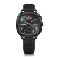 Chrono men's watch black Ø 39.5 mm A classic, sporty chronograph with a modern twist