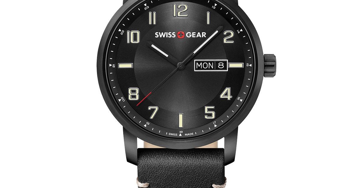 Wenger Swissgear Men's watch black Ø 42 mm