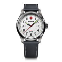Men's watch black-silver Ø 43 mm Sporty quartz watch with unrivalled aesthetics