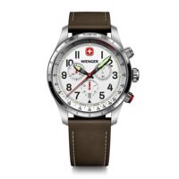 Chrono men's watch brown-silver Ø 43 mm Sporty chronograph with unrivalled aesthetics